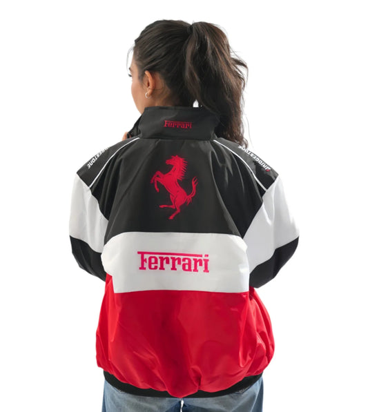 Ferrari Racing Jacket – Tricolor Edition (Printed)