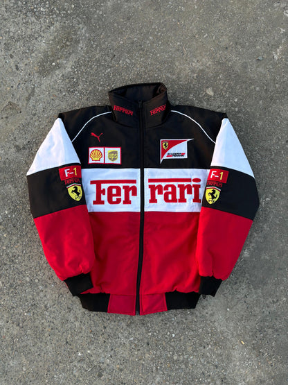 Ferrari Racing Jacket – Tricolor Edition (Printed)